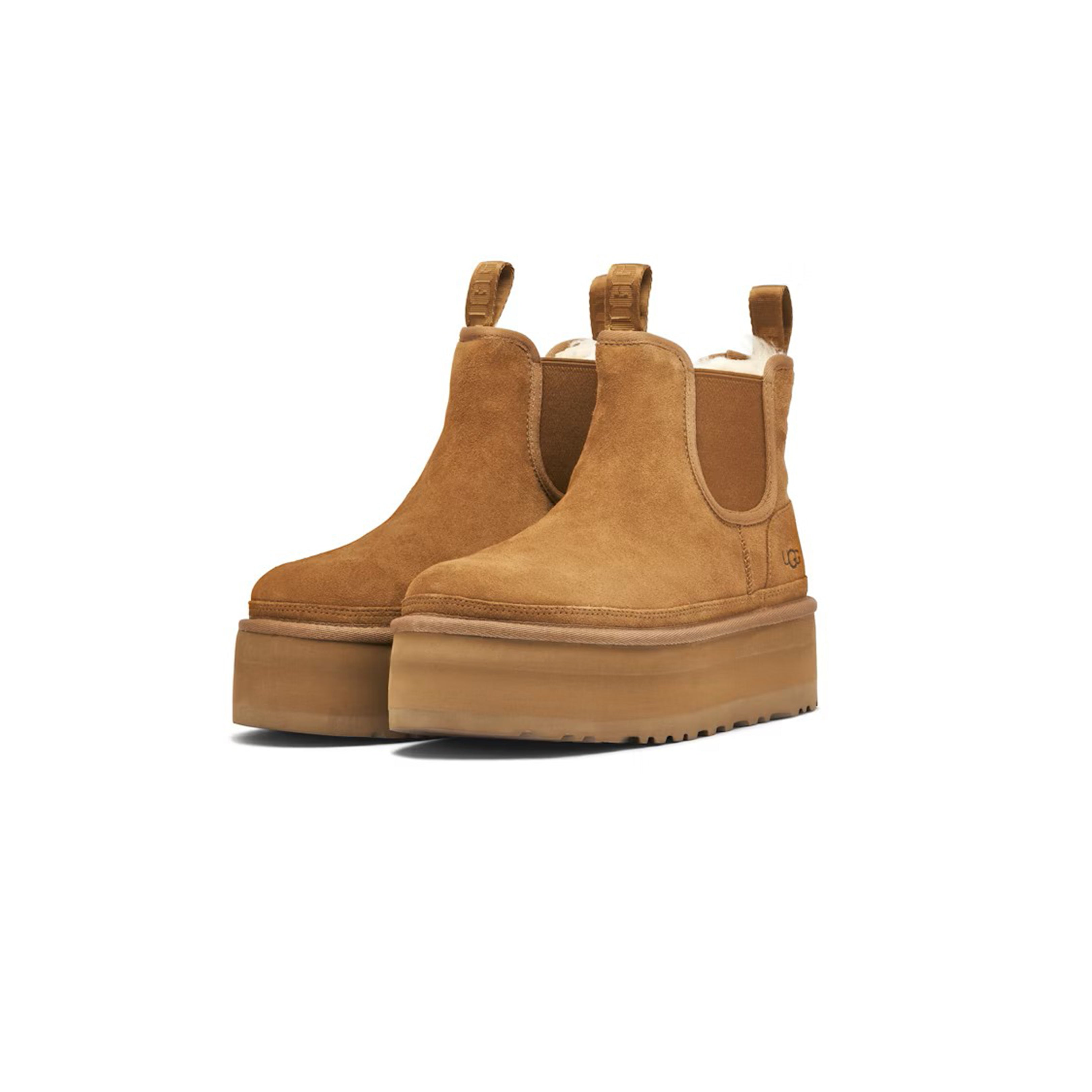UGG Neumel Platform Chelsea Boot Chestnut
