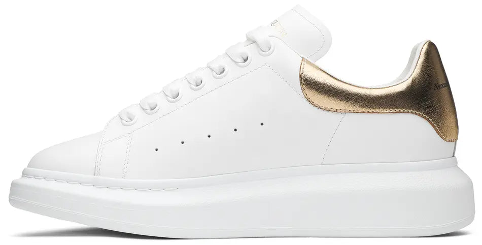 Alexander McQueen Oversized Sneaker  White Gold