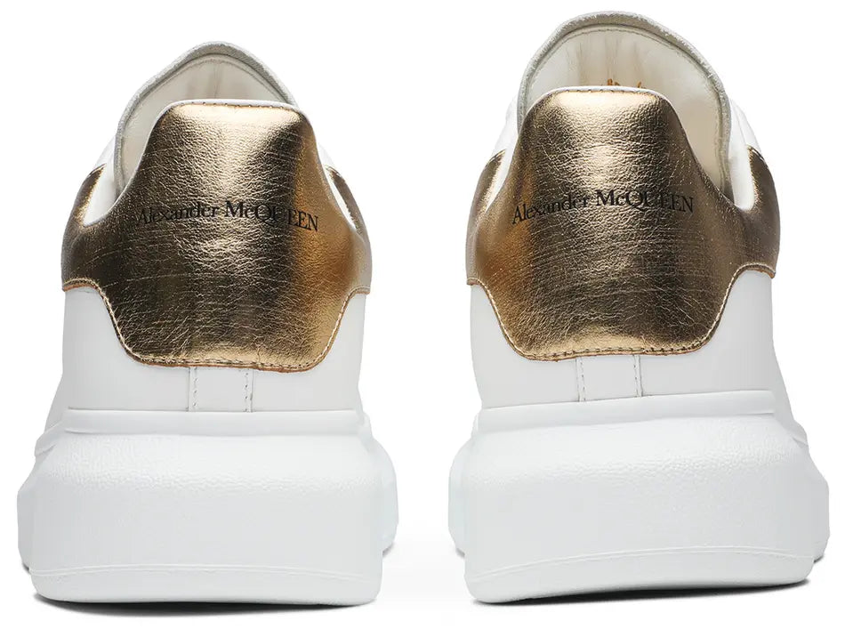 Alexander McQueen Oversized Sneaker  White Gold