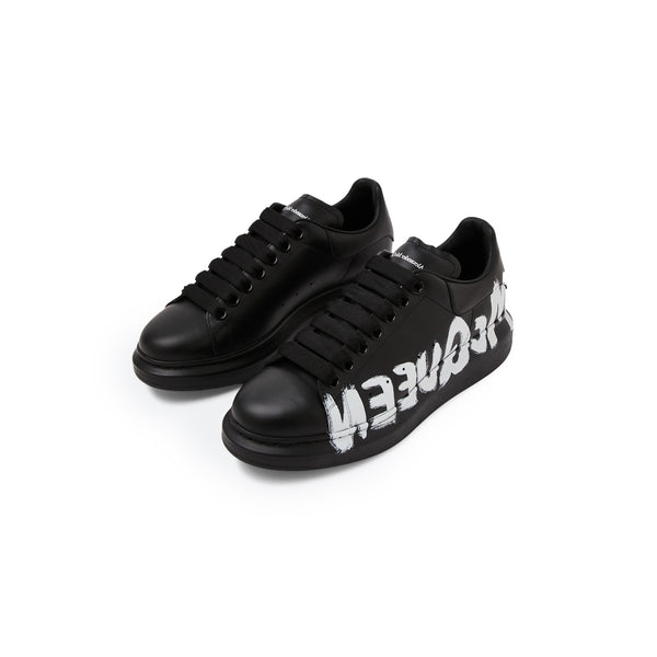 Alexander McQueen Oversized Graffiti black and white