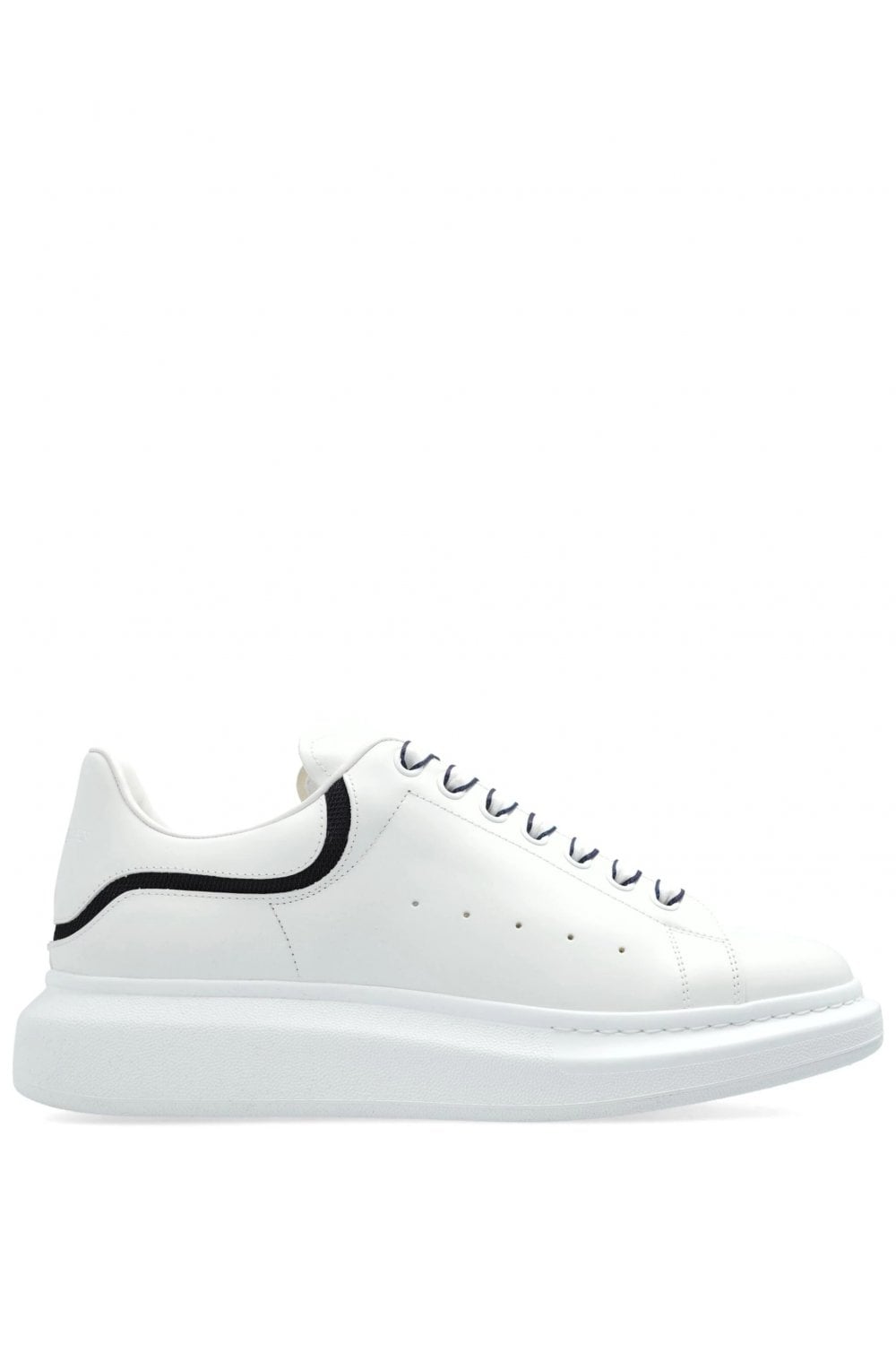 Alexander McQueen Oversized Sneaker  White Black trim